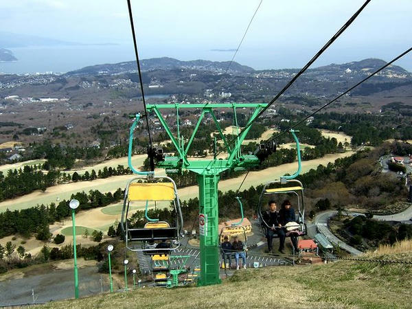 山を降りる時の風景
