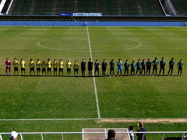 試合前の整列