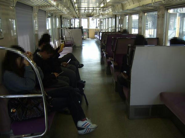 4133Mの車内
