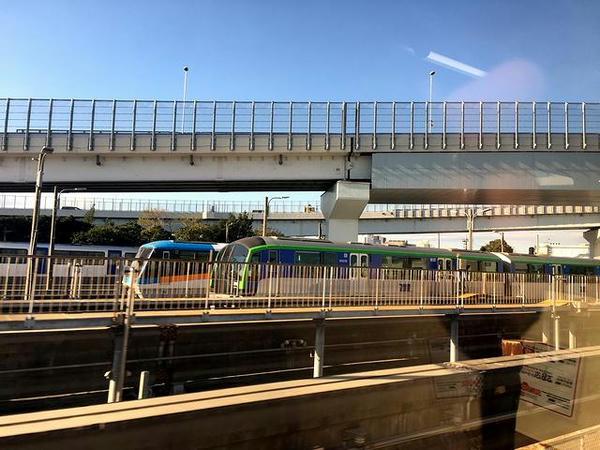 昭和島駅の車両基地
