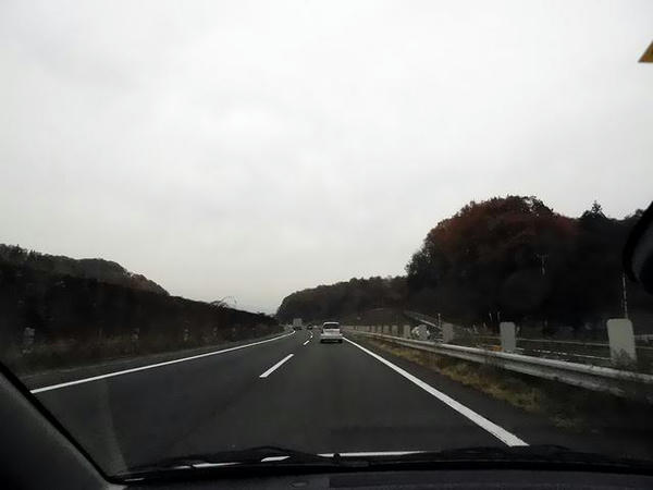 東北自動車道走行中