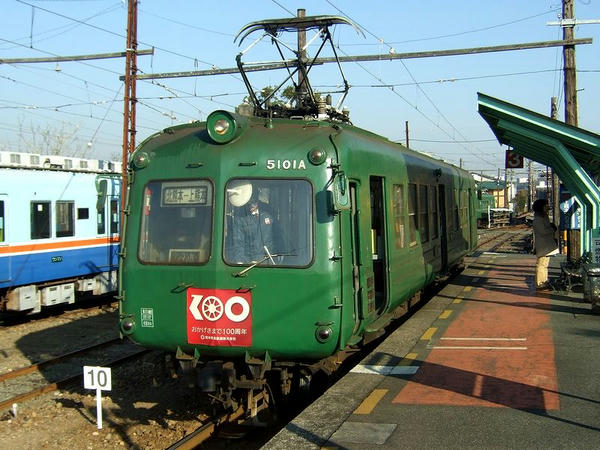 北熊本駅に到着した列車