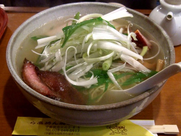 鯛だし焼豚麺スペシャル那須の白美人ねぎ入り（塩・大盛） 1000円