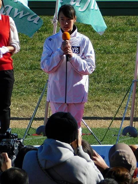 意気込みを語る藤田菜七子騎手（JRA美浦）