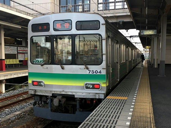 先発の熊谷行き普通列車
