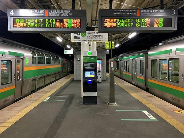 小金井駅で乗り換え