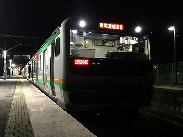 JR上野東京ライン普通列車