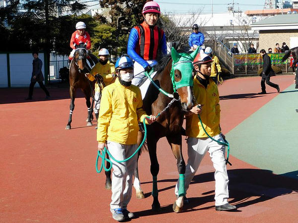 吉原寛人騎手（第7レースのパドックにて）