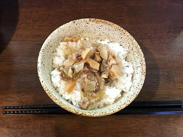 朝らぁ定食Cの朝らぁ麺（単品150円）