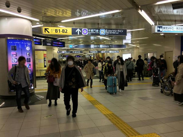 押上駅改札口付近