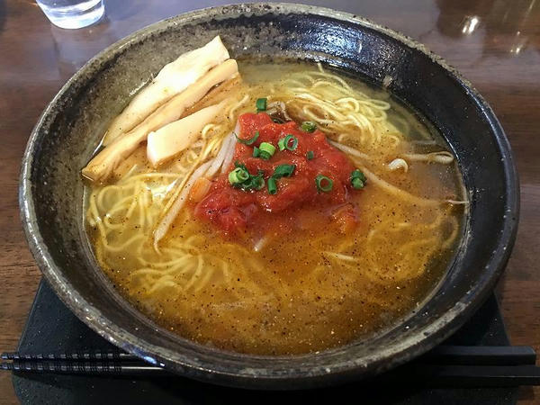 朝らぁ定食Bのベジらぁ麺（単品700円）