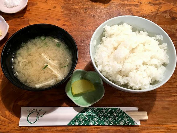 ごはんおみそ汁セット 250円