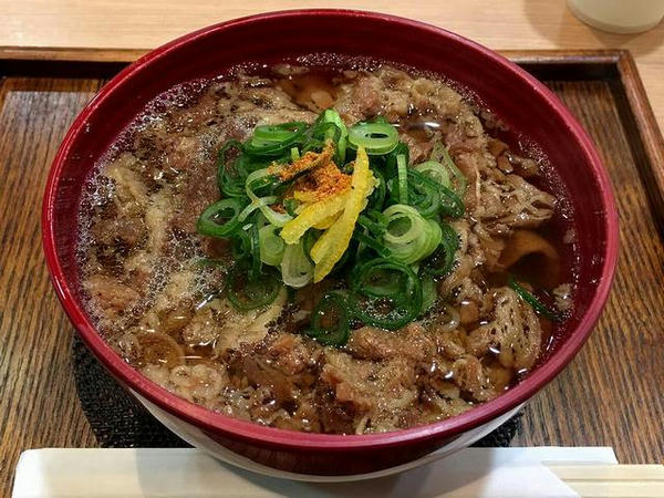 いただいた牛肉そば