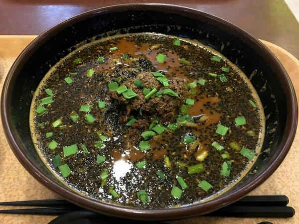 羽生PAでいただいた担々麺