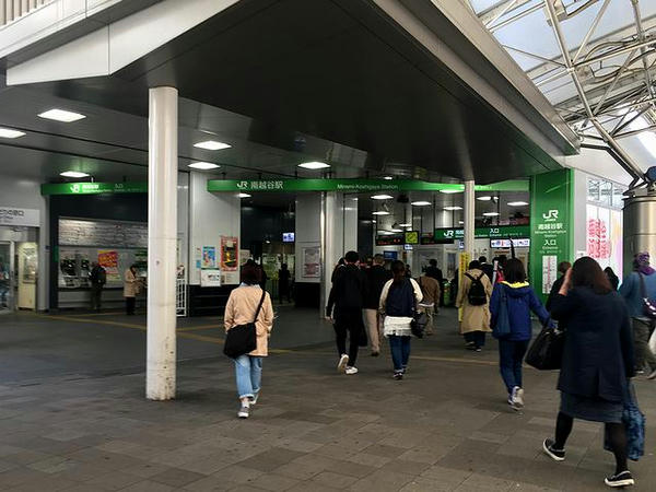 東武の新越谷駅で降りJRの南越谷駅へ