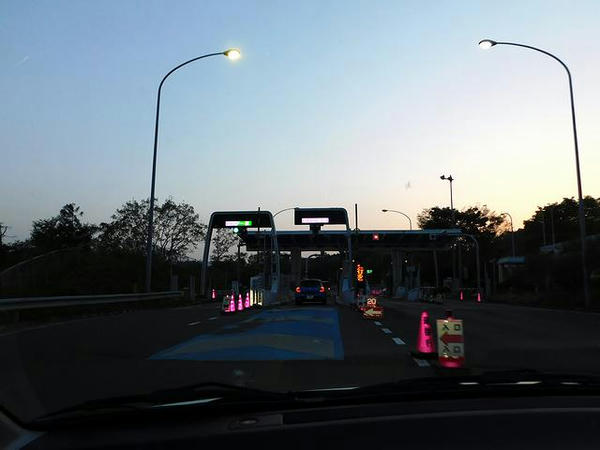村田ICから東北道へ