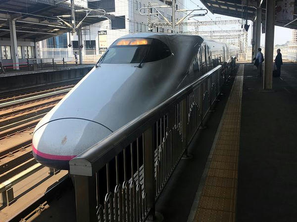 宇都宮駅から東北新幹線に乗車