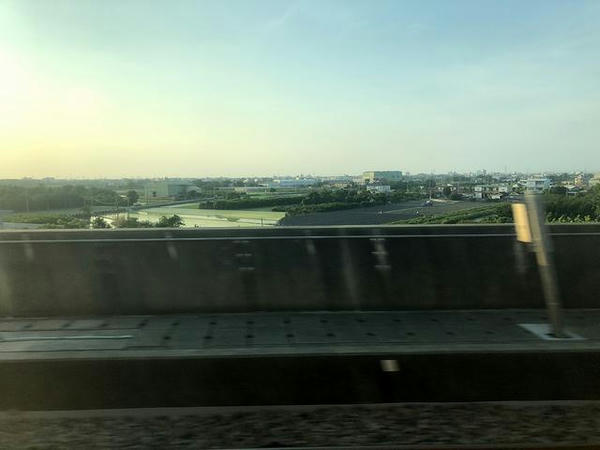 車窓から見た景色