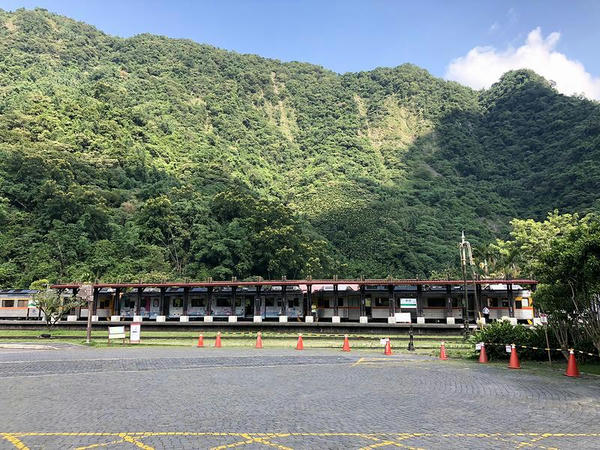 車埕駅にて