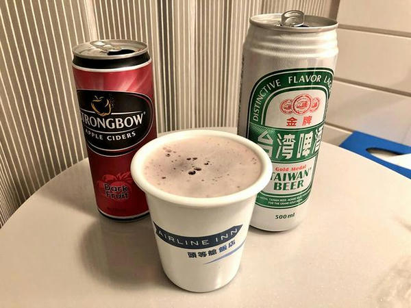 シードルとドラゴンフルーツとビール