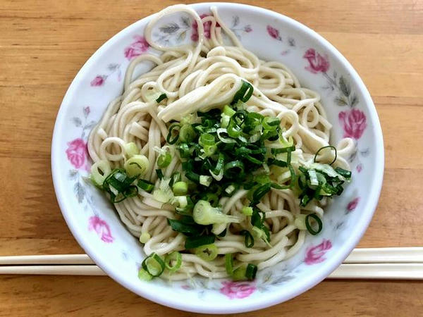 乾麺（小椀）と魚丸湯
