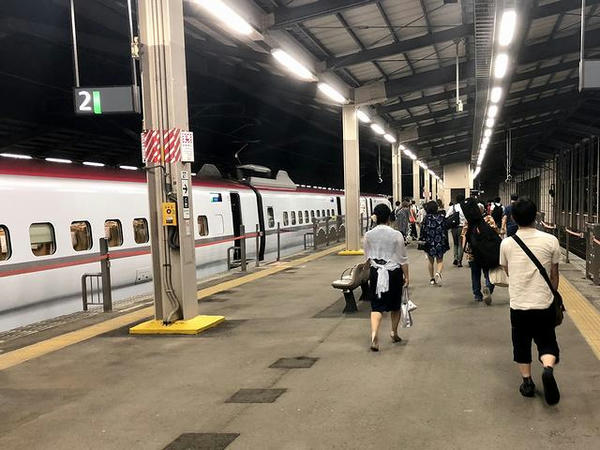 那須塩原駅に到着