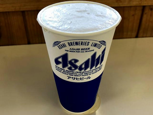 生ビール（アサヒスーパードライ） 500円