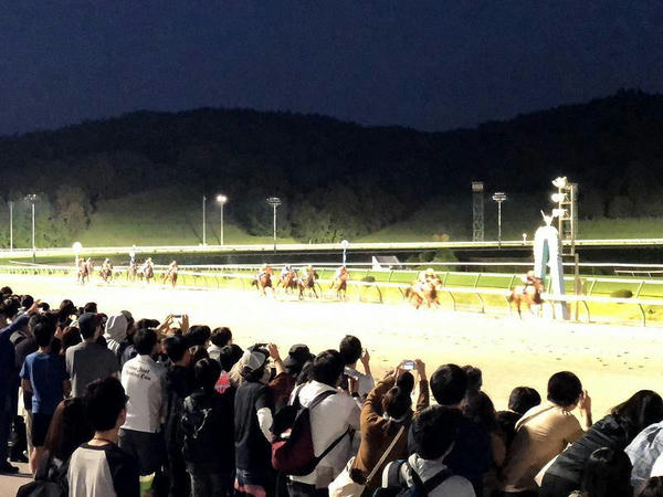 「マイルチャンピオンシップ南部杯」レース中の様子