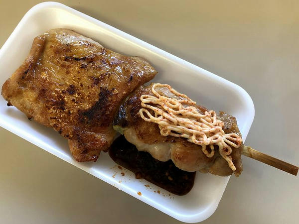 元祖ジャンボ焼とり（塩）400円