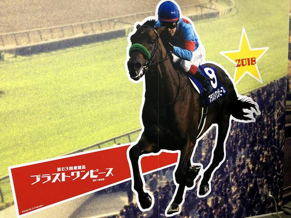有馬記念歴代優勝馬に加わっていたブラストワンピース号