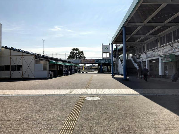 入場口付近からパドック方向を望む