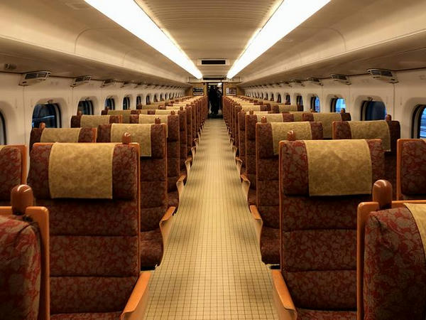 3号車の車内（降車時に撮影）