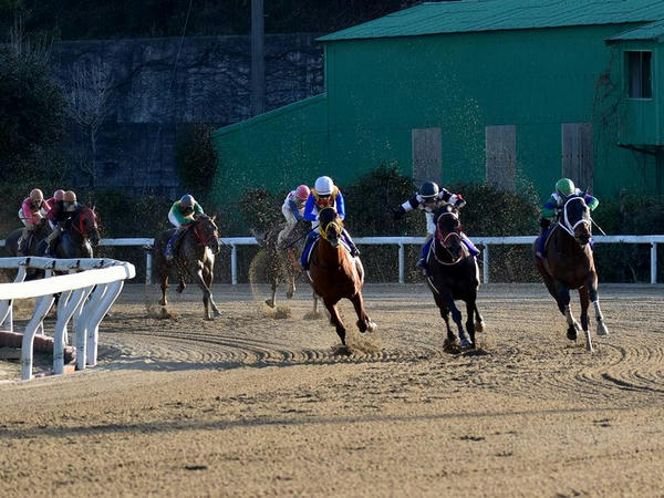 (11)スーパージェット号（牡4・佐賀）と山口勲騎手（佐賀）