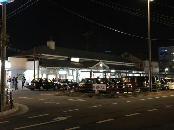 夜の鳥栖駅