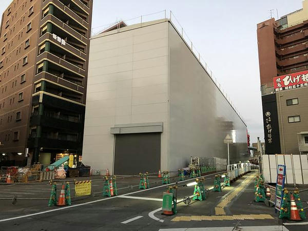 地下鉄延伸工事中
