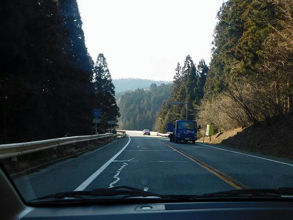 国道49号走行中