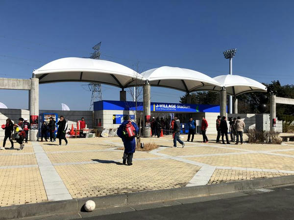 Jヴィレッジスタジアム入場口