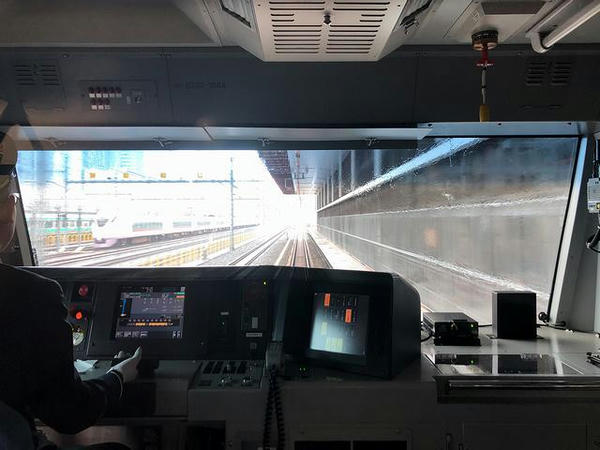東京総合車両センター田町センターと建設中の高輪ゲートウェイ駅