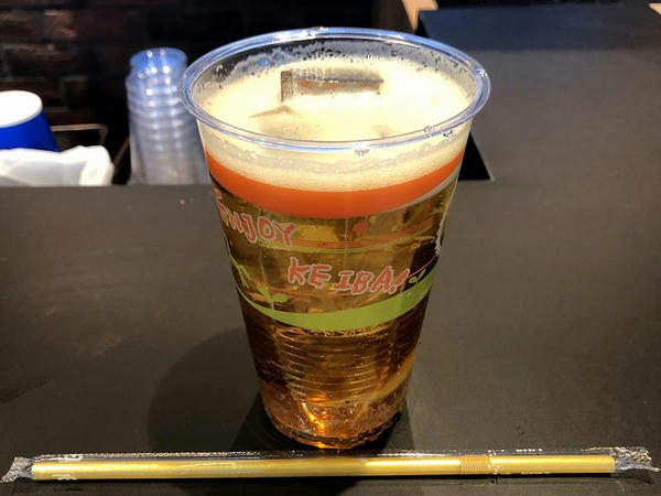 皐月賞オリジナルカクテル（カップ無し） 800円
