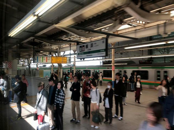 横浜駅進入