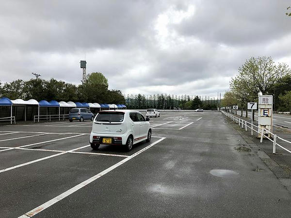 到着時の駐車場