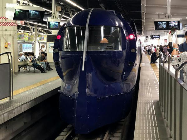 難波駅に到着