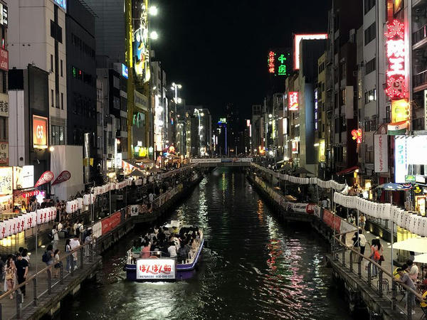 夜の道頓堀