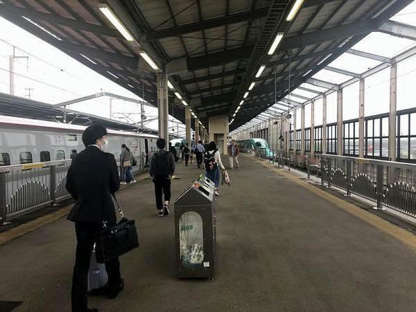 那須塩原駅に到着
