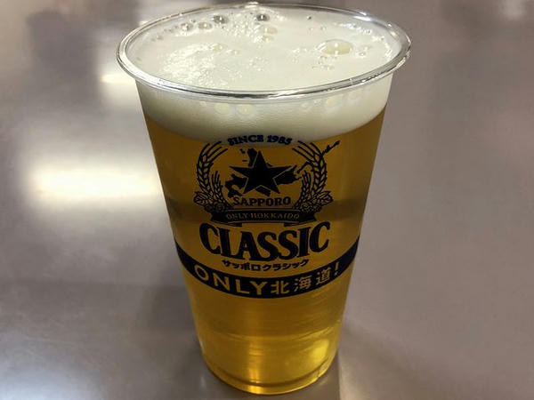 サッポロクラシック生ビール 400円