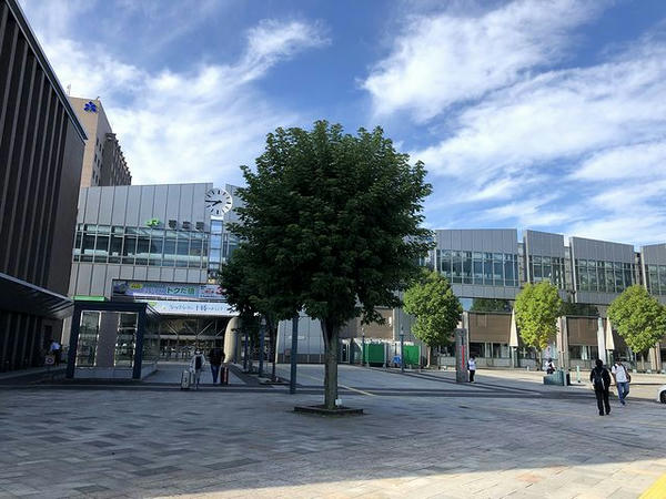 朝の帯広駅