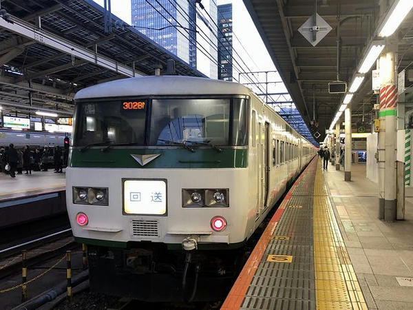 東京駅に到着後は回送列車に