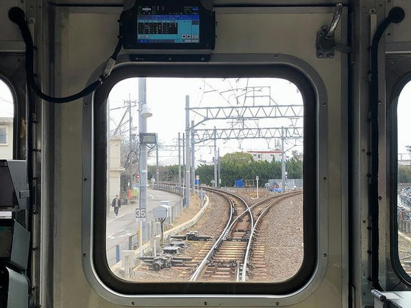 知立駅－三河知立駅間（海線との分岐点）