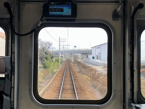 三河知立駅－三河八橋駅間（地上の単線）