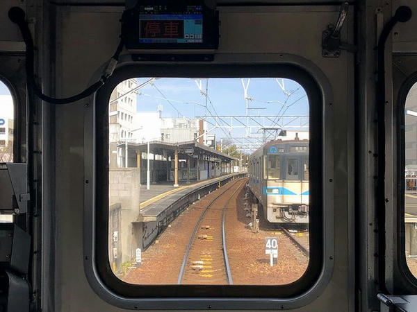 豊田市駅進入